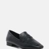 Ss'22 * | Rag & Co Liliana Classic Leather Penny Loafers Loafers & Ballerinas Black