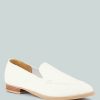 Loafers & Ballerinas * | Rag & Co Bougie Organic Canvas Loafers Loafers & Ballerinas White