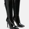 Boots * | Rag & Co Tsaroh Zip Around Calf Boot In Black