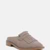 Ss'22 * | Rag & Co Loafers & Ballerinas Lena Suede Walking Loafer Mules Taupe