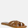 Ss'22 * | Rag & Co Aris Strappy Slip-On Sandal Flats Tan