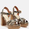 Ss'22 * | Rag & Co Ss'22 Chypre High Heeled Block Sandal In Tan