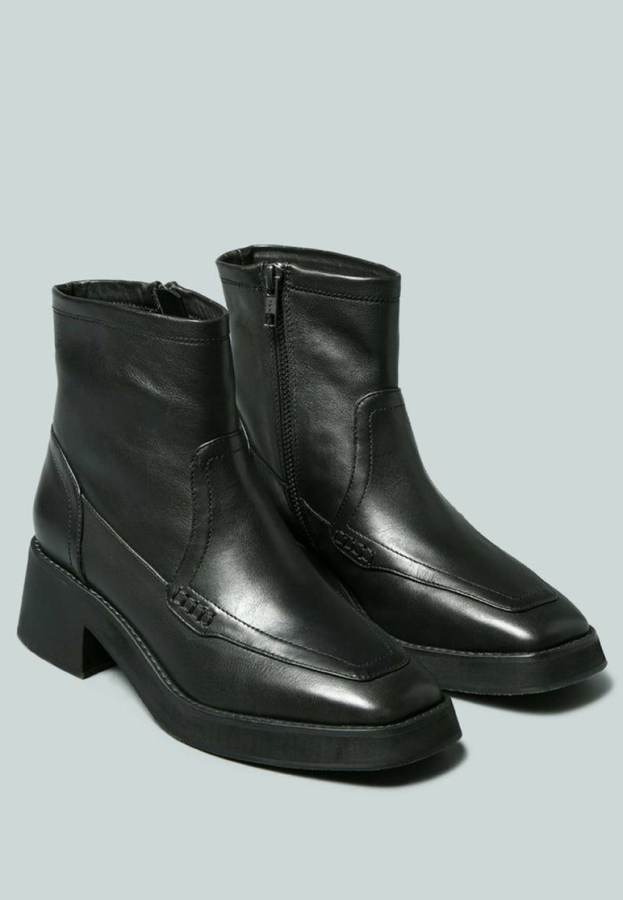 Boots * | Rag & Co X Oxman Classic Ankle Boot Black