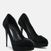 Sandals * | Rag & Co Faustine High Heel Dress Shoe In Black