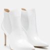 Boots * | Rag & Co Boots Molina High Heeled Chelsea Boot In White