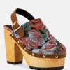 Clogs * | Rag & Co Mural Tapestry Handcrafted Clogs Floral