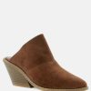 Mules * | Rag & Co Mae Classic Mule Heels Mules Brown