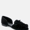 Flats * | Rag & Co Baako Knotted Shoe Flats Black