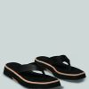 Ss'22 * | Rag & Co X Blunt Flat Thong Sandal In Flats Black