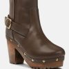 Boots * | Rag & Co Mukluk Handcrafted Leather Ankle Boots Brown