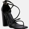 Sandals * | Rag & Co Opulence High Heeled Dress Sandal Black