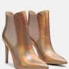 Boots * | Rag & Co Molina High Heeled Chelsea Boot In Gold