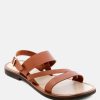 Ss'22 * | Rag & Co Mona Flat Summer Sandals Tan