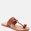 Ss'22 * | Rag & Co Leona Thong Flat Sandals Flats Tan