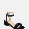 Ss'22 * | Rag & Co Sandals Amelia Minimalist Block Heel Sandal Black