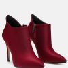 Boots * | Rag & Co Melba Pointed Toe Stiletto Boot In Boots Burgundy