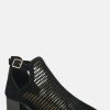 Ss'22 * | Rag & Co Rosalyn Block Heeled Cut-Out Sandal Sandals Black