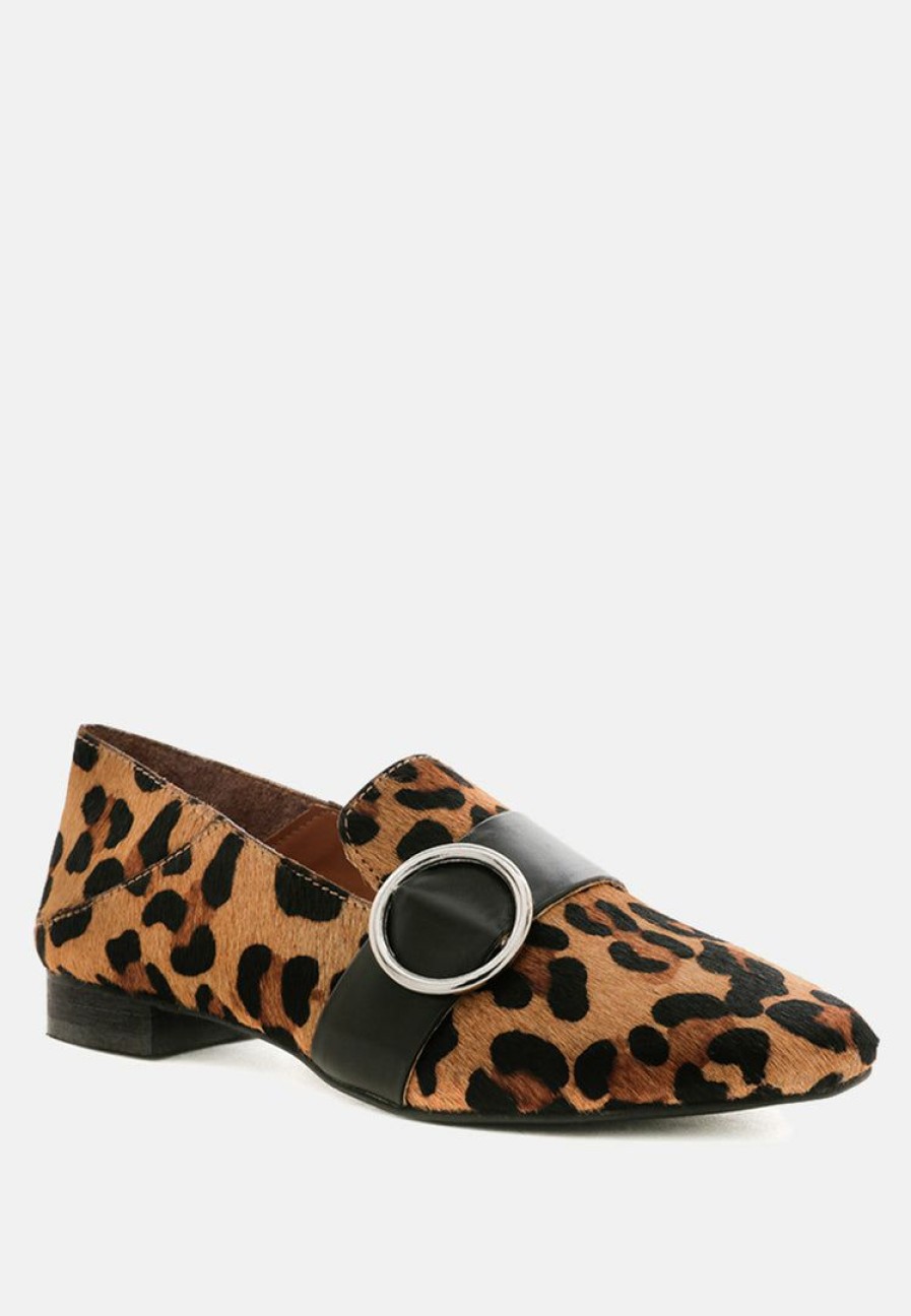 Ss'22 * | Rag & Co Naomi Printed Loafers Leopard