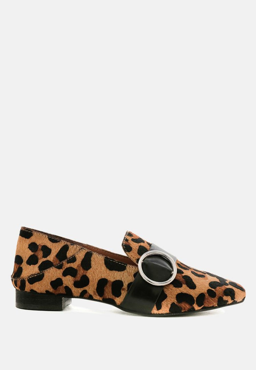 Ss'22 * | Rag & Co Naomi Printed Loafers Leopard