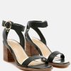 Ss'22 * | Rag & Co Dolph Stack Block Heeled Sandal In Ss'22 Black