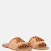 Ss'22 * | Rag & Co Cedar Handwoven Natural Tassel Flats Tan