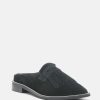 Ss'22 * | Rag & Co Lena Suede Walking Loafer Mules Loafers & Ballerinas Black