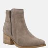 Boots * | Rag & Co Bauena Ankle Boots With Zip Closure Taupe