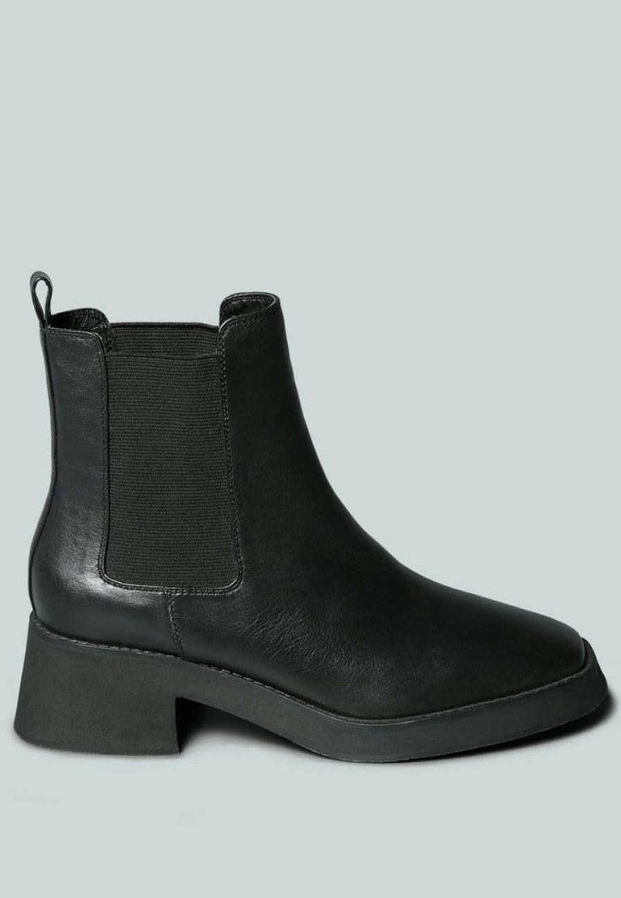 Boots * | Rag & Co X Theron Chelsea Upfront Boot Boots Black