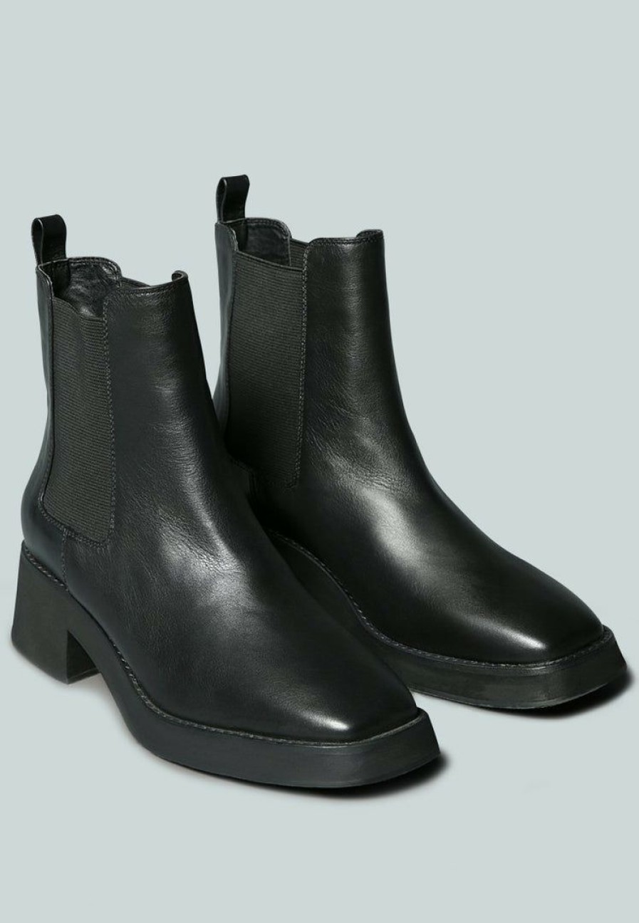 Boots * | Rag & Co X Theron Chelsea Upfront Boot Boots Black