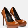 Sandals * | Rag & Co Pumps Faustine High Heel Dress Shoe In Mocca