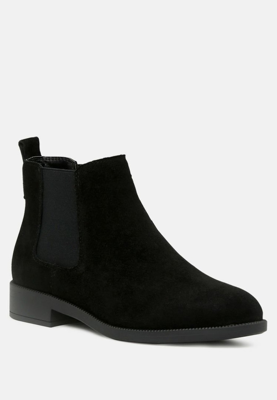 Boots * | Rag & Co Avril Chelsea Boots Black