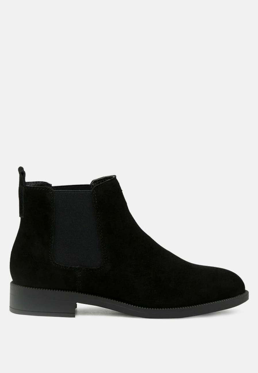 Boots * | Rag & Co Avril Chelsea Boots Black