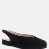 Ss'22 * | Rag & Co Gretchen Slingback Flat Sandals Flats Black