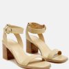 Ss'22 * | Rag & Co Dolph Stack Block Heeled Sandal In Ss'22 Nude