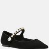 Loafers & Ballerinas * | Rag & Co Loafers & Ballerinas Fedora Pointed Ballerina Flats Black