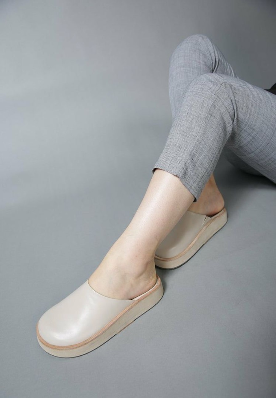 Sandals * | Rag & Co X Mules Givens Flatform Slip-On Nude