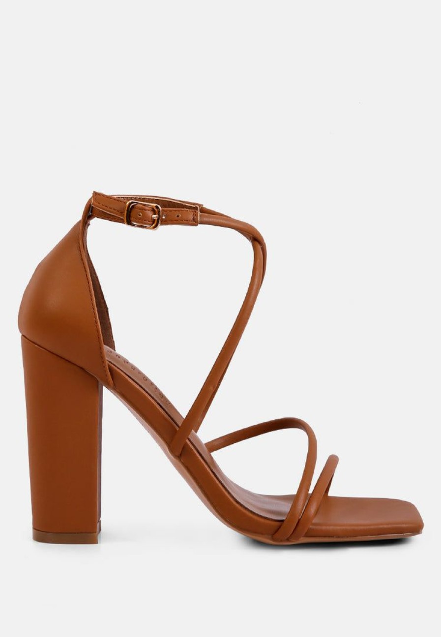 Sandals * | Rag & Co Opulence High Heeled Dress Sandal Tan